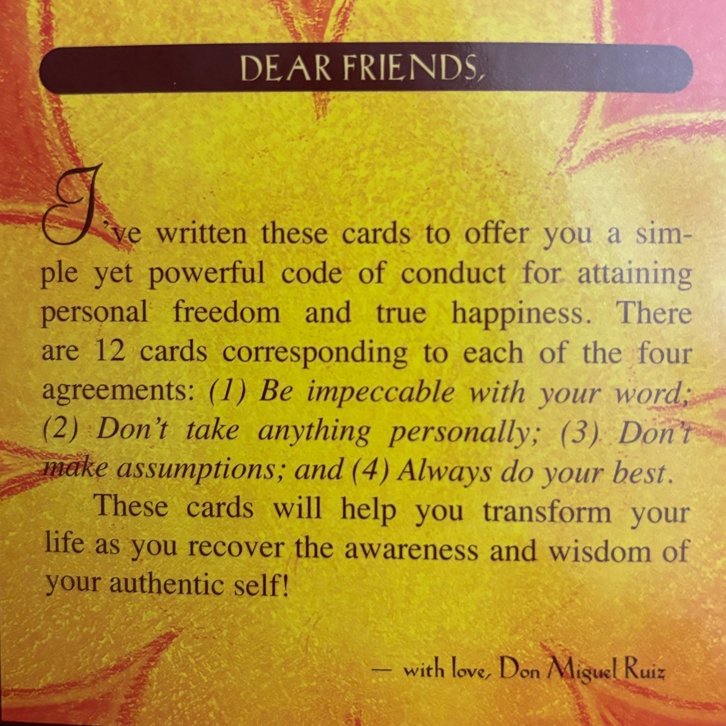 3 Toltec Wisdoms Oracle reading