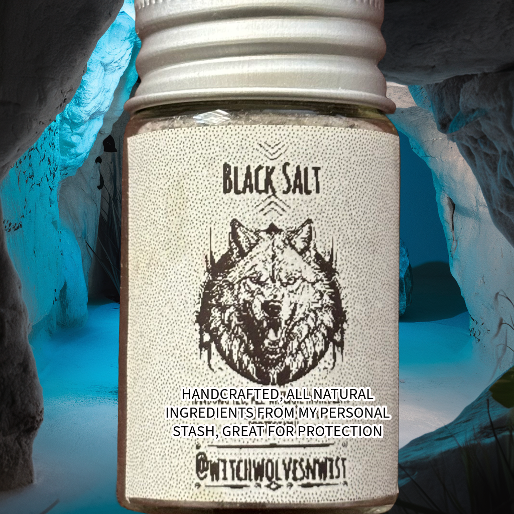 Black Salt for Protection & Ritual Work